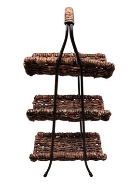 Wine Rack Wicker 3 Tier